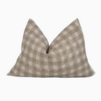 Tosoye Hand Block Linen Lumbar pillow  cover