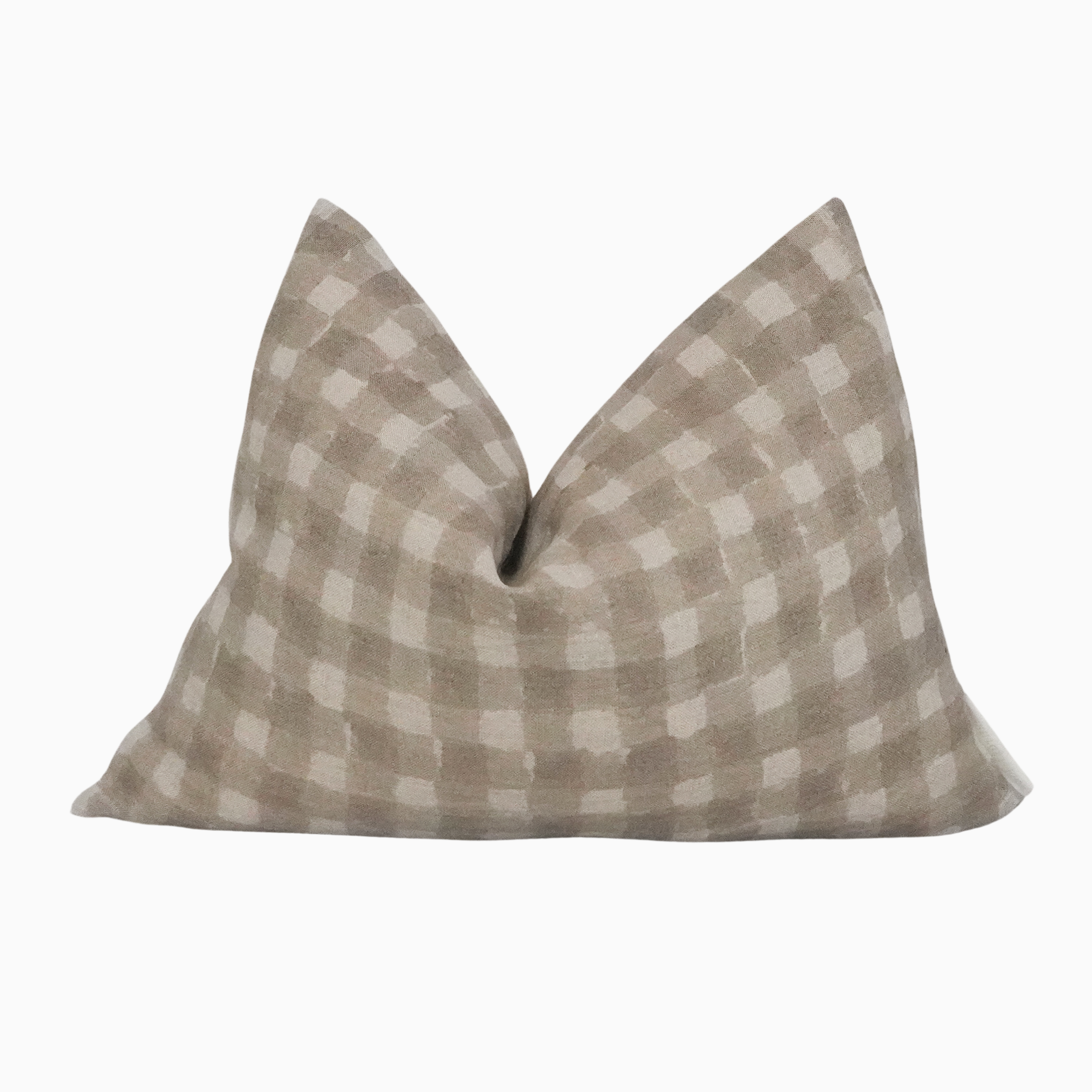 Tosoye Hand Block Linen Lumbar pillow  cover