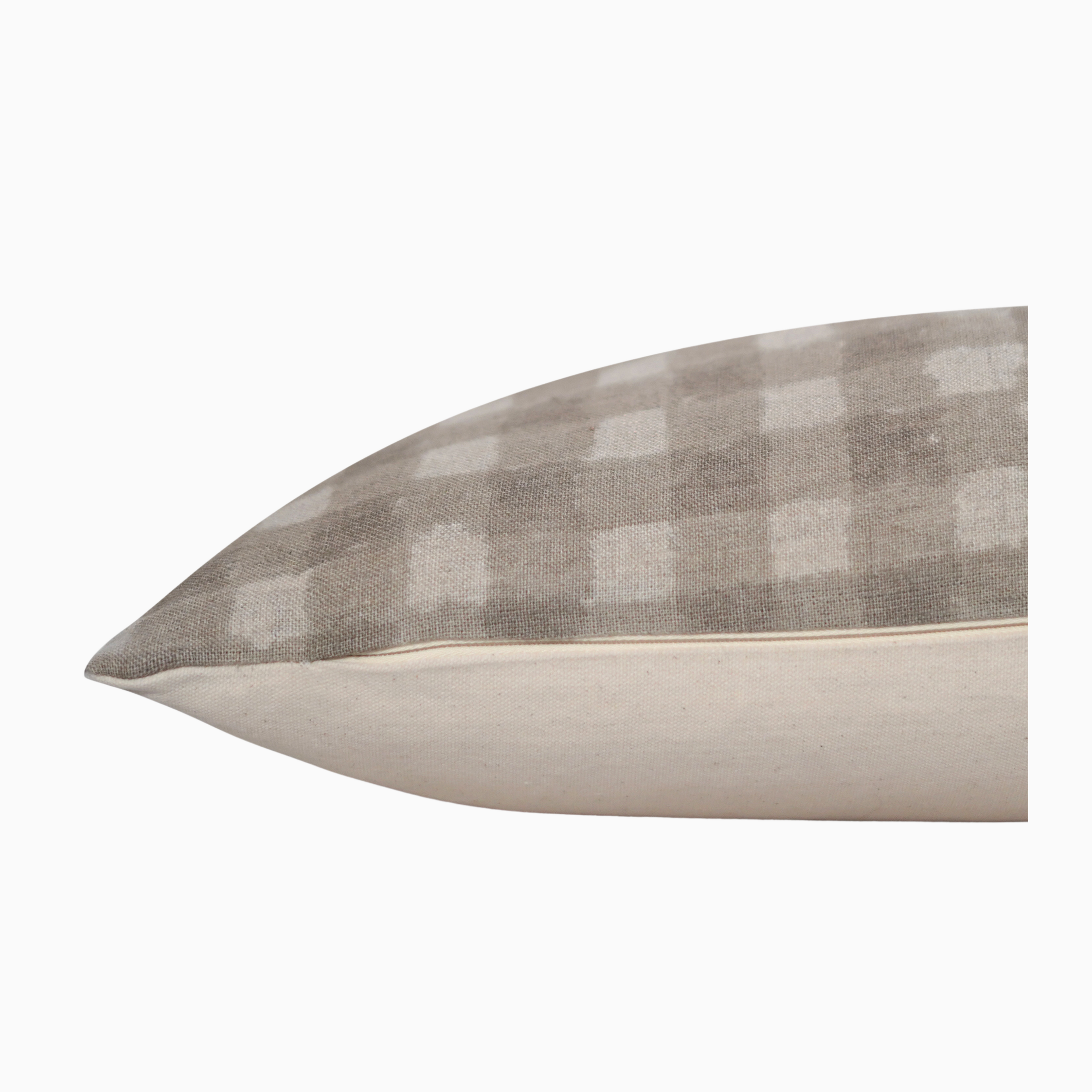 Tosoye Hand Block Linen Lumbar pillow  cover