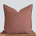 Rust Solid Color Pillow Cover