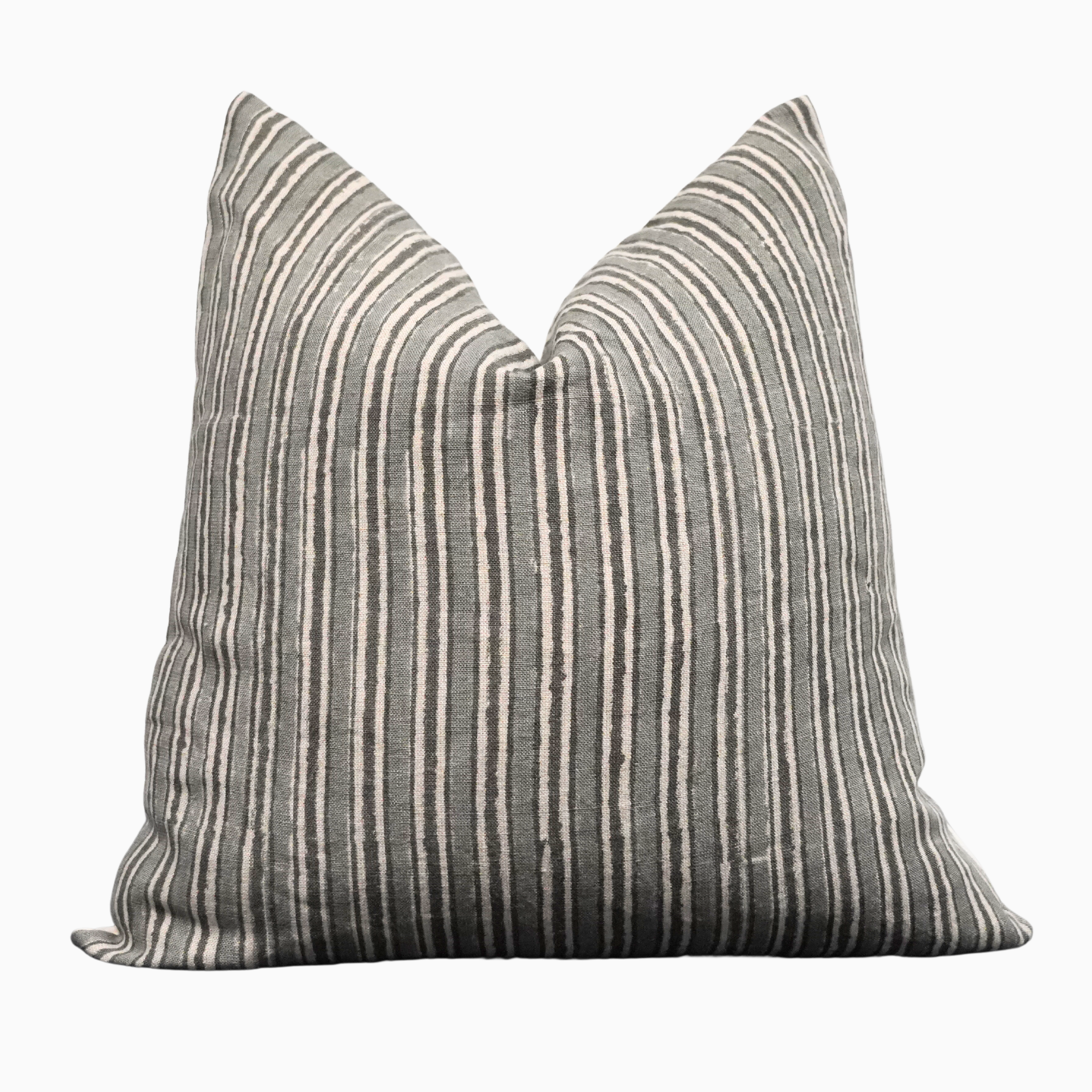 Ibiola Hand Block Linen Pillow Cover