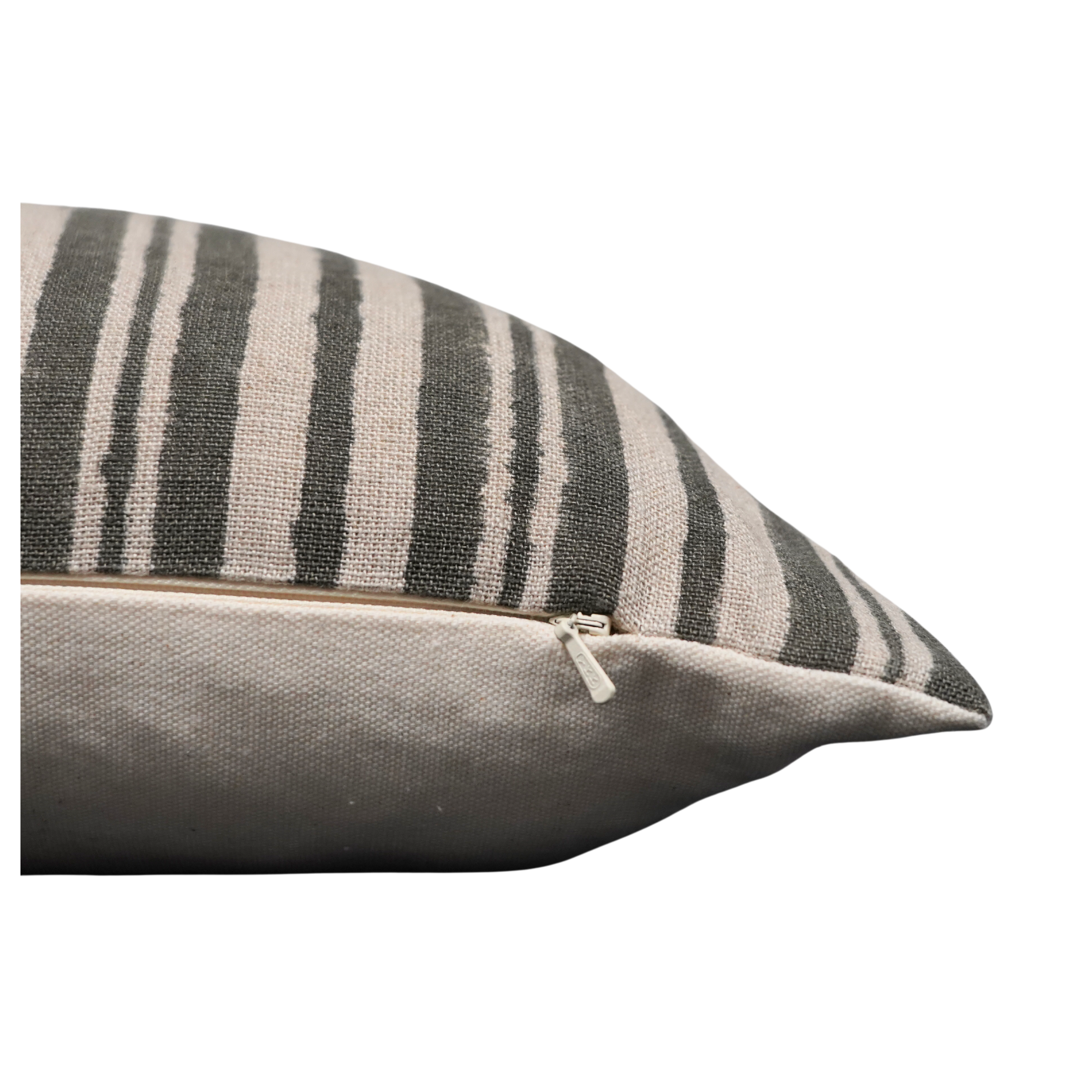Okojie Indian Hand Block Lumbar Pillow Cover