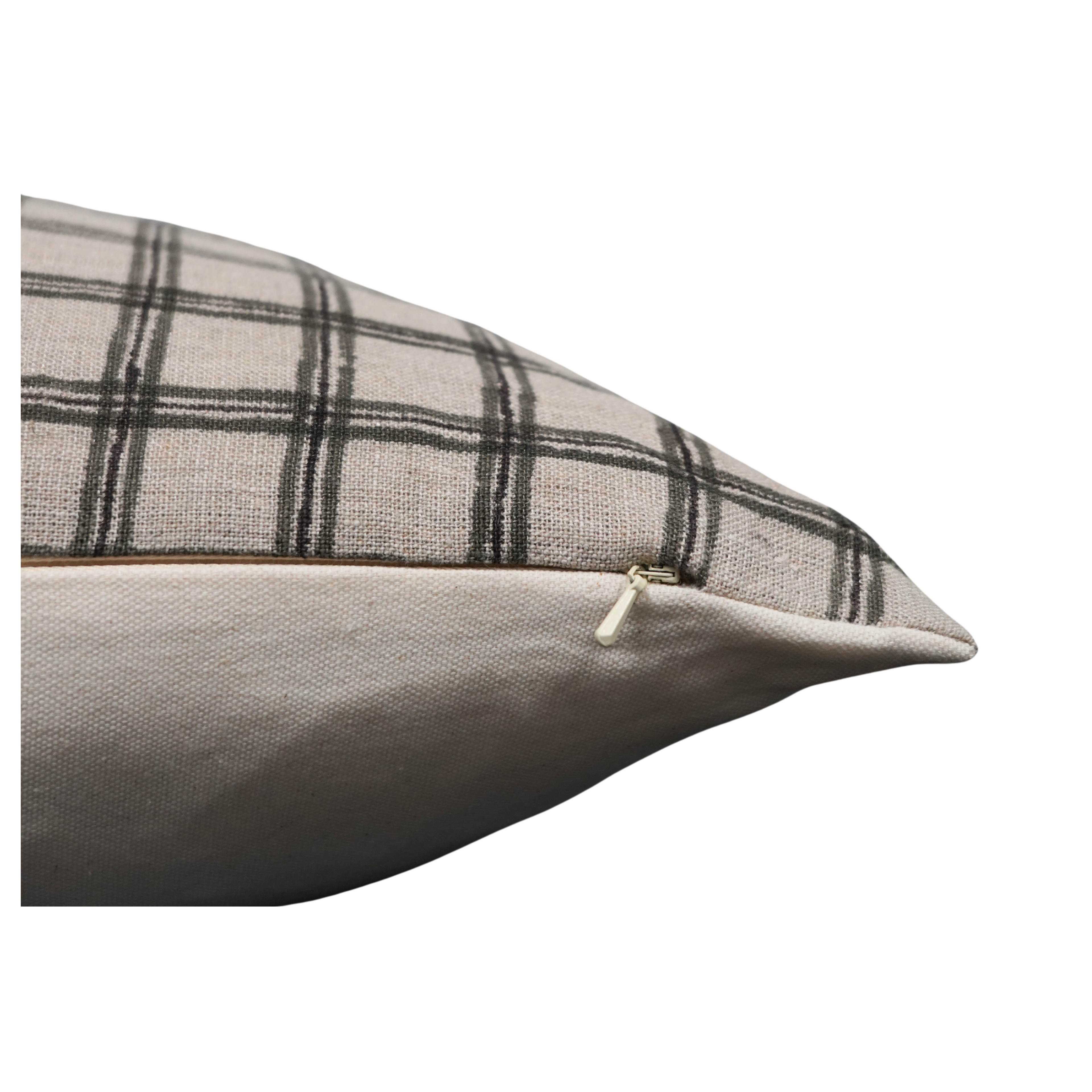 Morin Hand Block Linen Pillow Cover