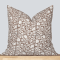 Nina Floral Block Printed Pillow Cover