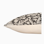 Audu Hand Block Linen Lumbar Pillow Cover