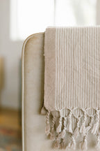 Caramel Tribeca Turkish Towel/Throw