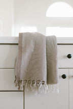 Caramel Tribeca Turkish Towel/Throw