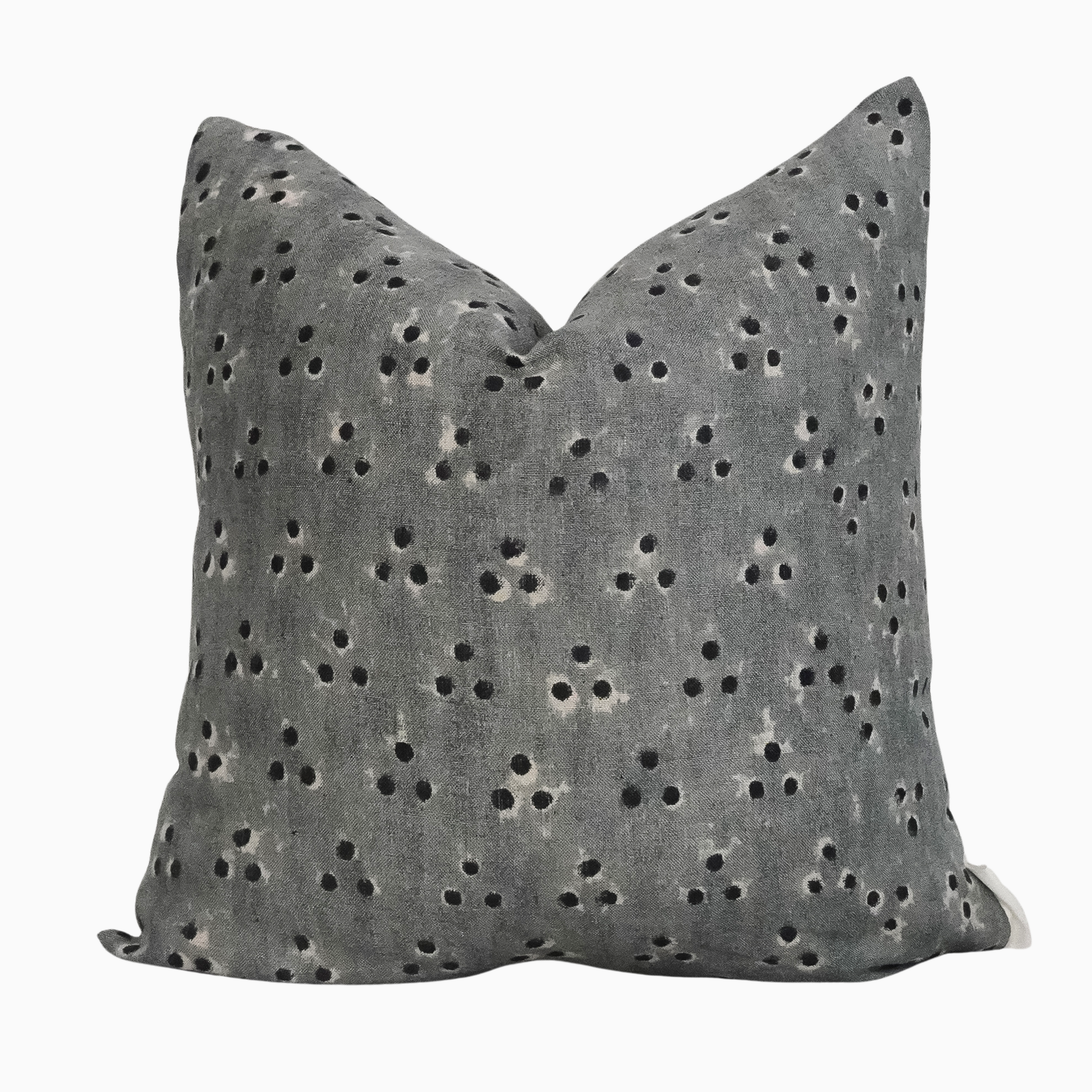 Bayode Hand Block Linen Pillow Cover