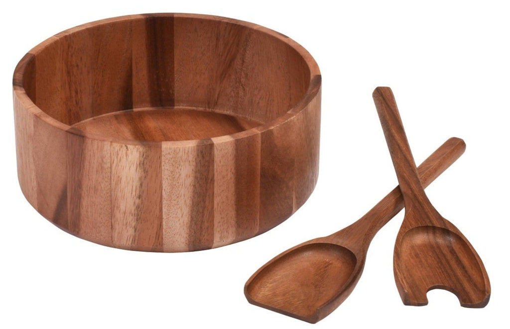 Large Salad Bowl with Servers