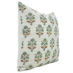 Block Printed Viscose Linen Pillow Cover