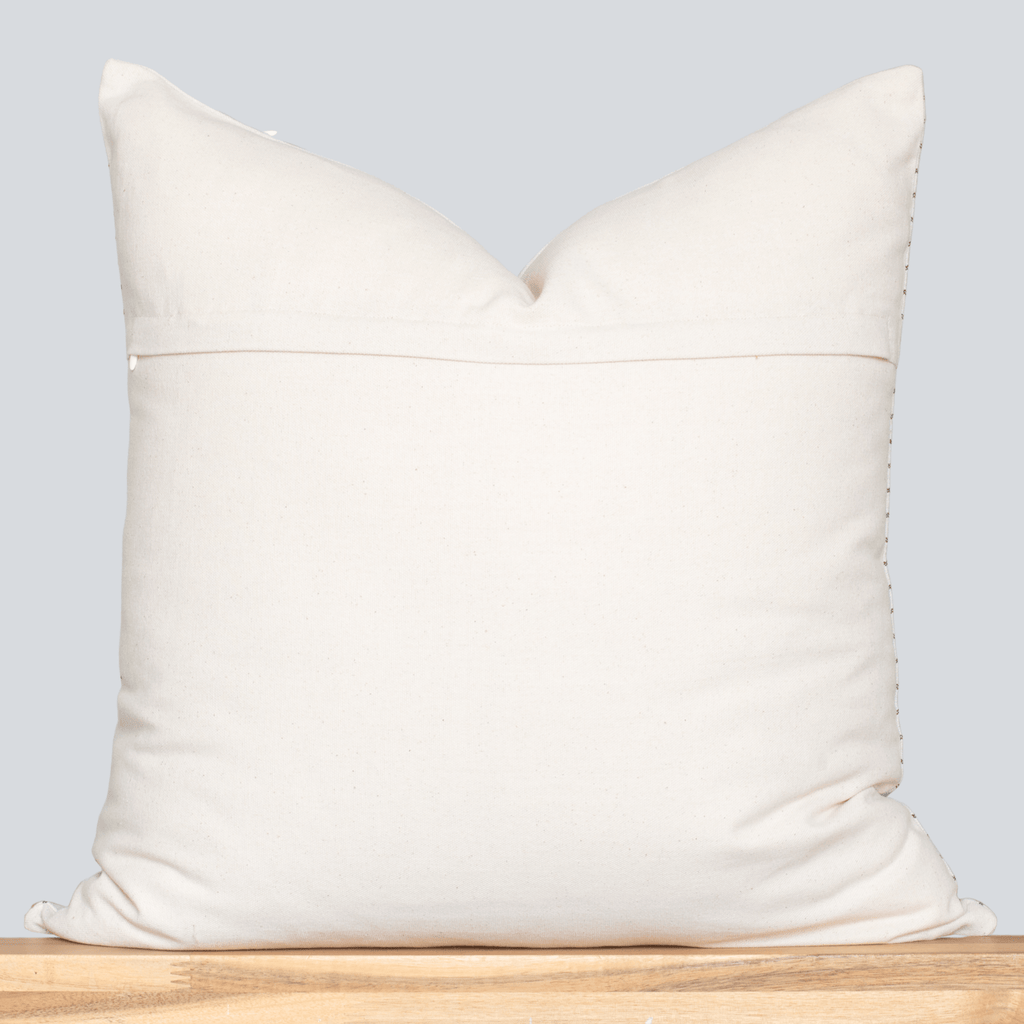 Fina Striped Pillow Cover | Cream, Black