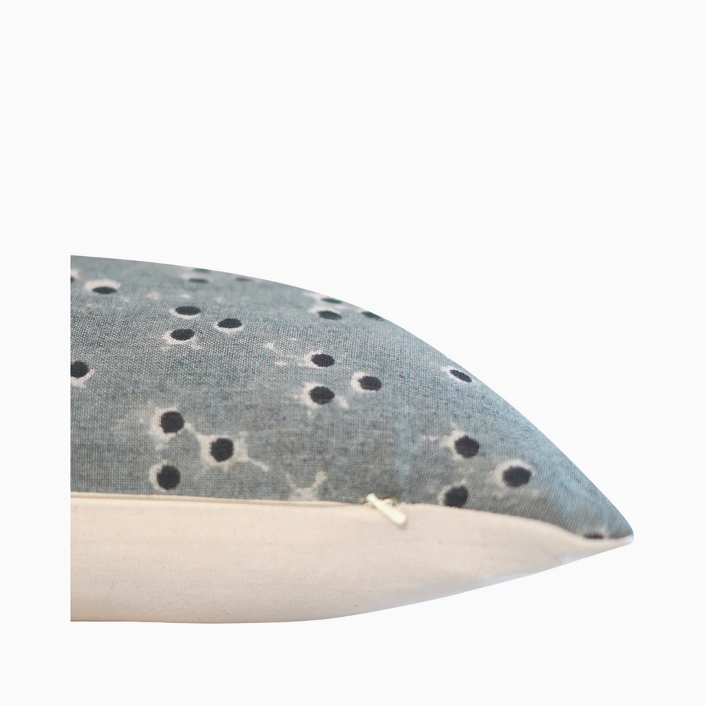 Bayode Hand Block Linen Pillow Cover