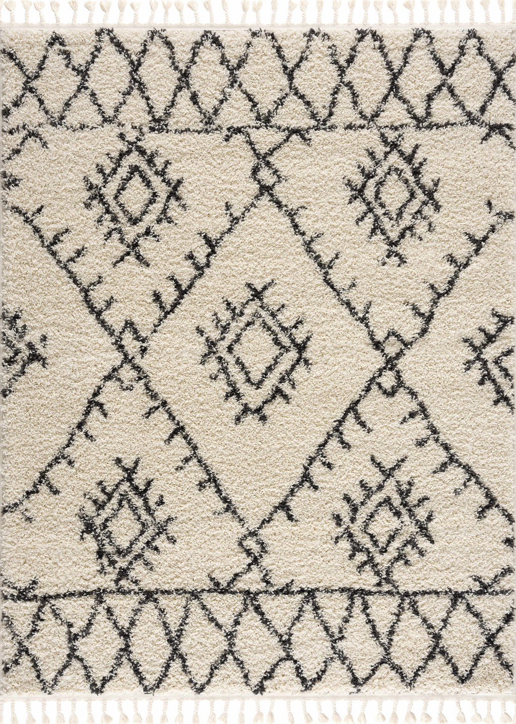 Emlenton Berber Shag with Tassels - Clearance