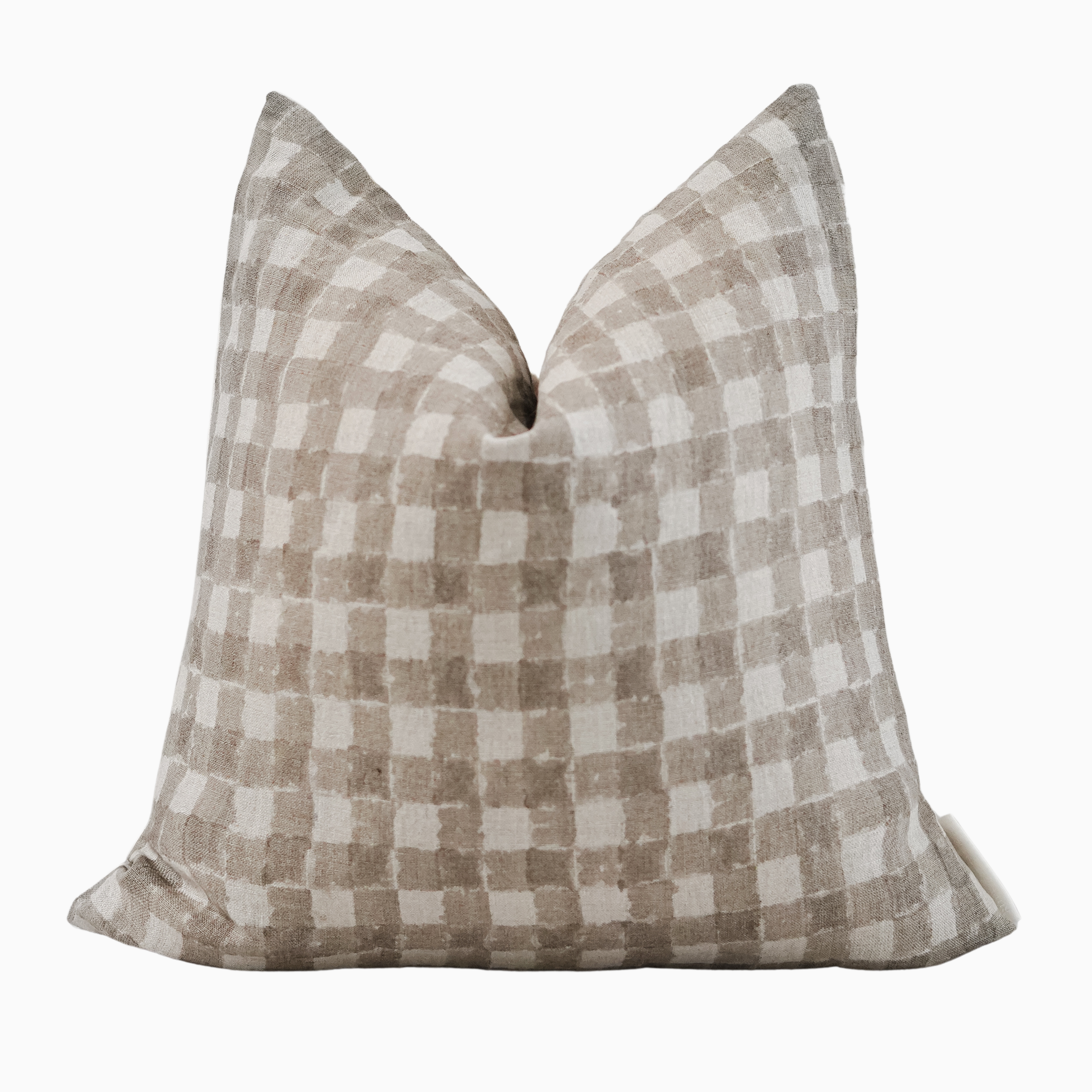 Emiola Hand Block Linen Pillow Cover