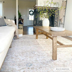 Cream Holi Washable Area Rug