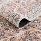 Flat Pile Urpi Red Washable Rug - Clearance