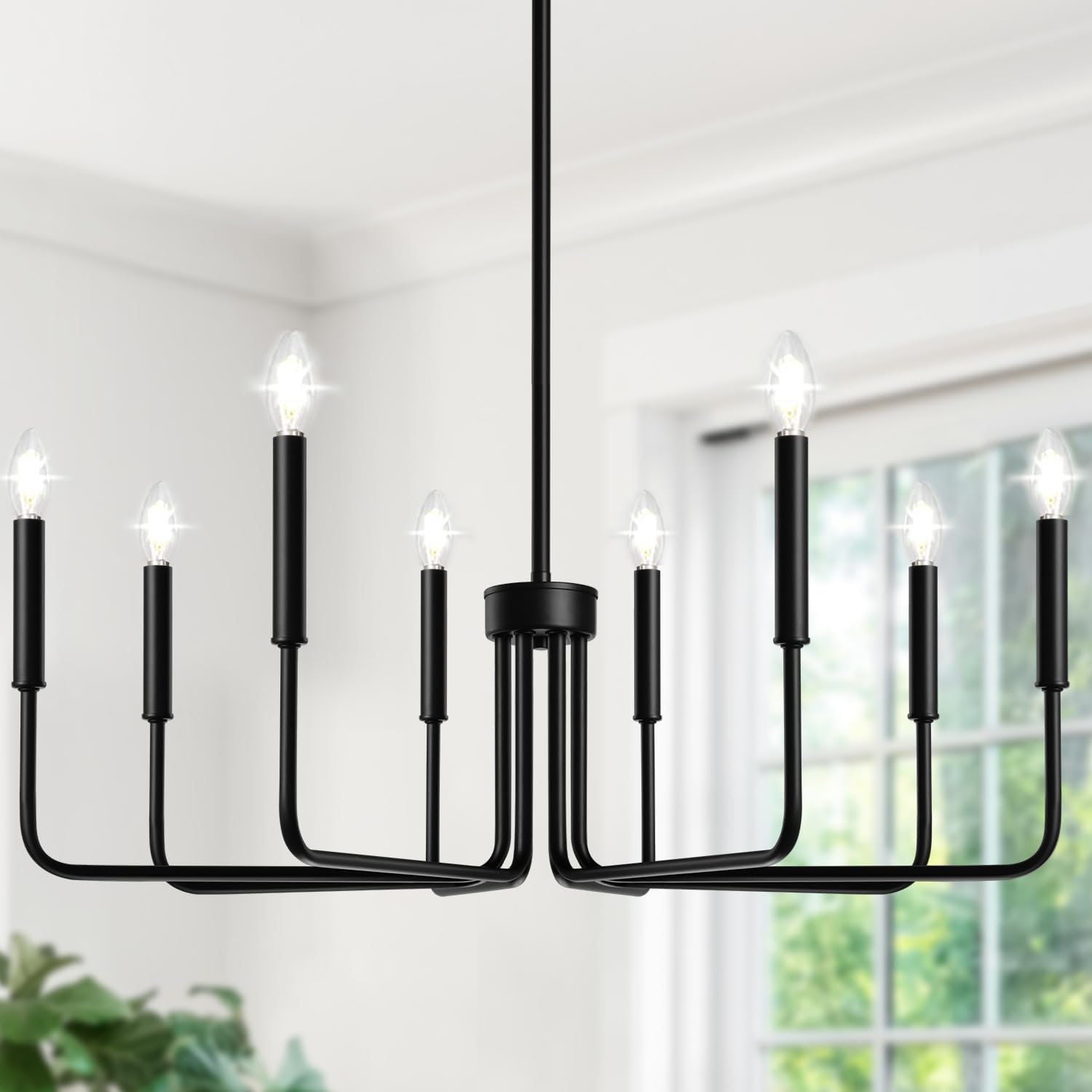 Farmhouse Hanging Candle Chandelier