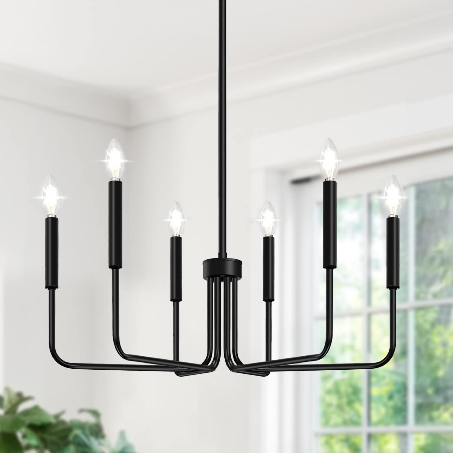 Farmhouse Hanging Candle Chandelier