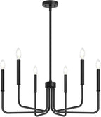 Farmhouse Hanging Candle Chandelier