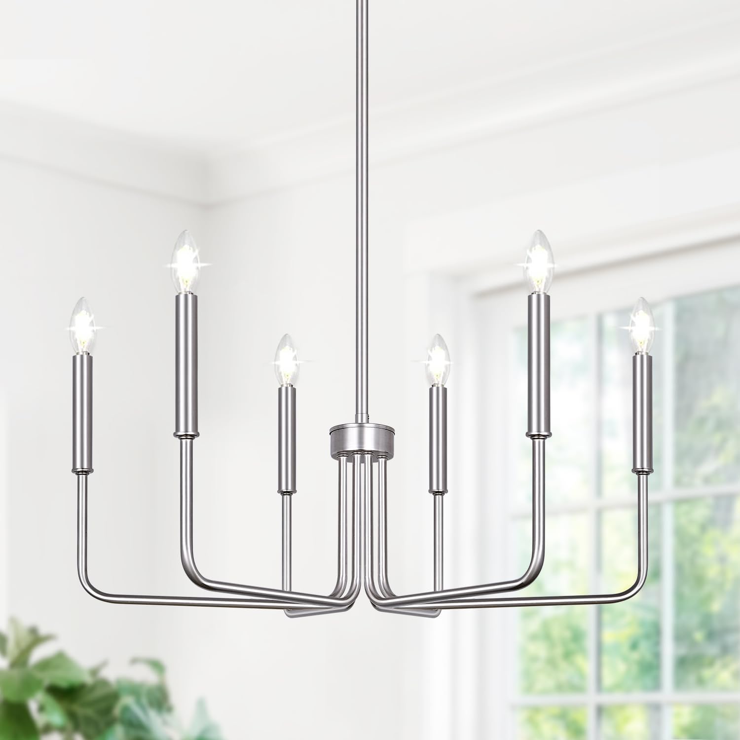 Farmhouse Hanging Candle Chandelier