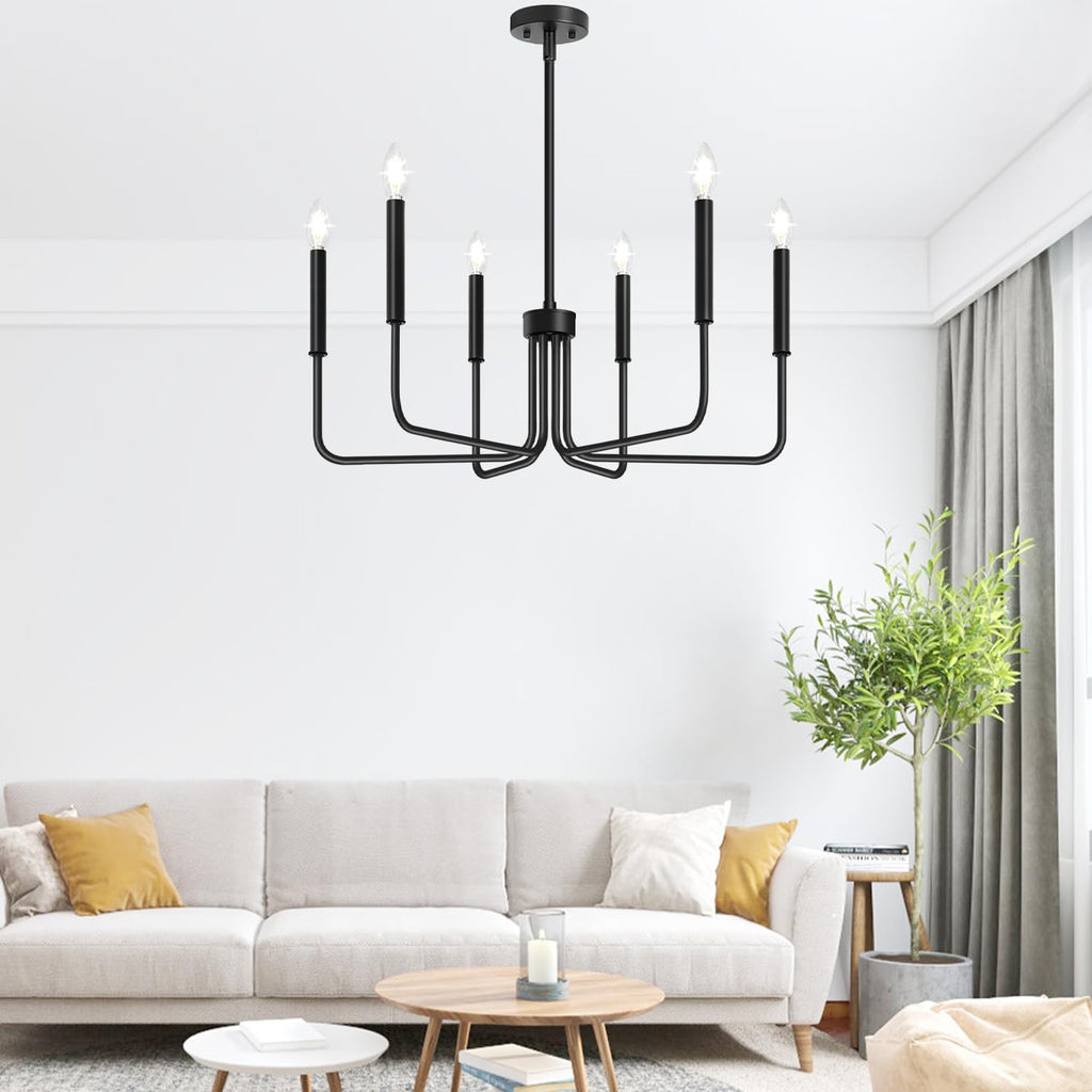 Farmhouse Hanging Candle Chandelier