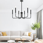 Farmhouse Hanging Candle Chandelier