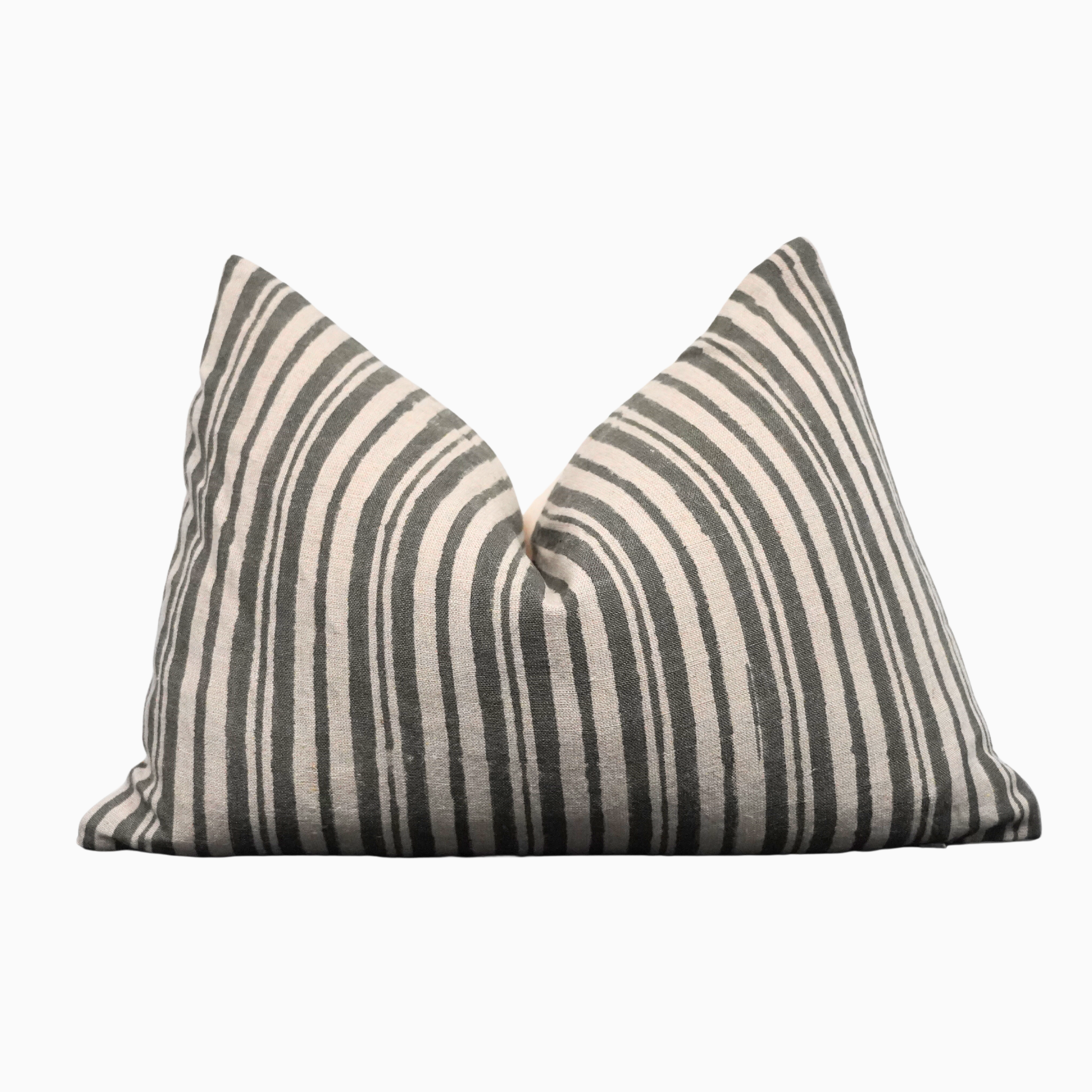 Okojie Indian Hand Block Lumbar Pillow Cover
