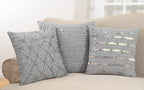 Pintuck Diamond Design Cotton Down Filled Decorative Throw Pillow 18" W x 18"