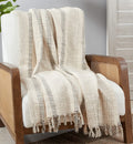 Striped Woven Throw Blanket