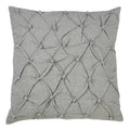 Pintuck Diamond Design Cotton Down Filled Decorative Throw Pillow 18" W x 18"