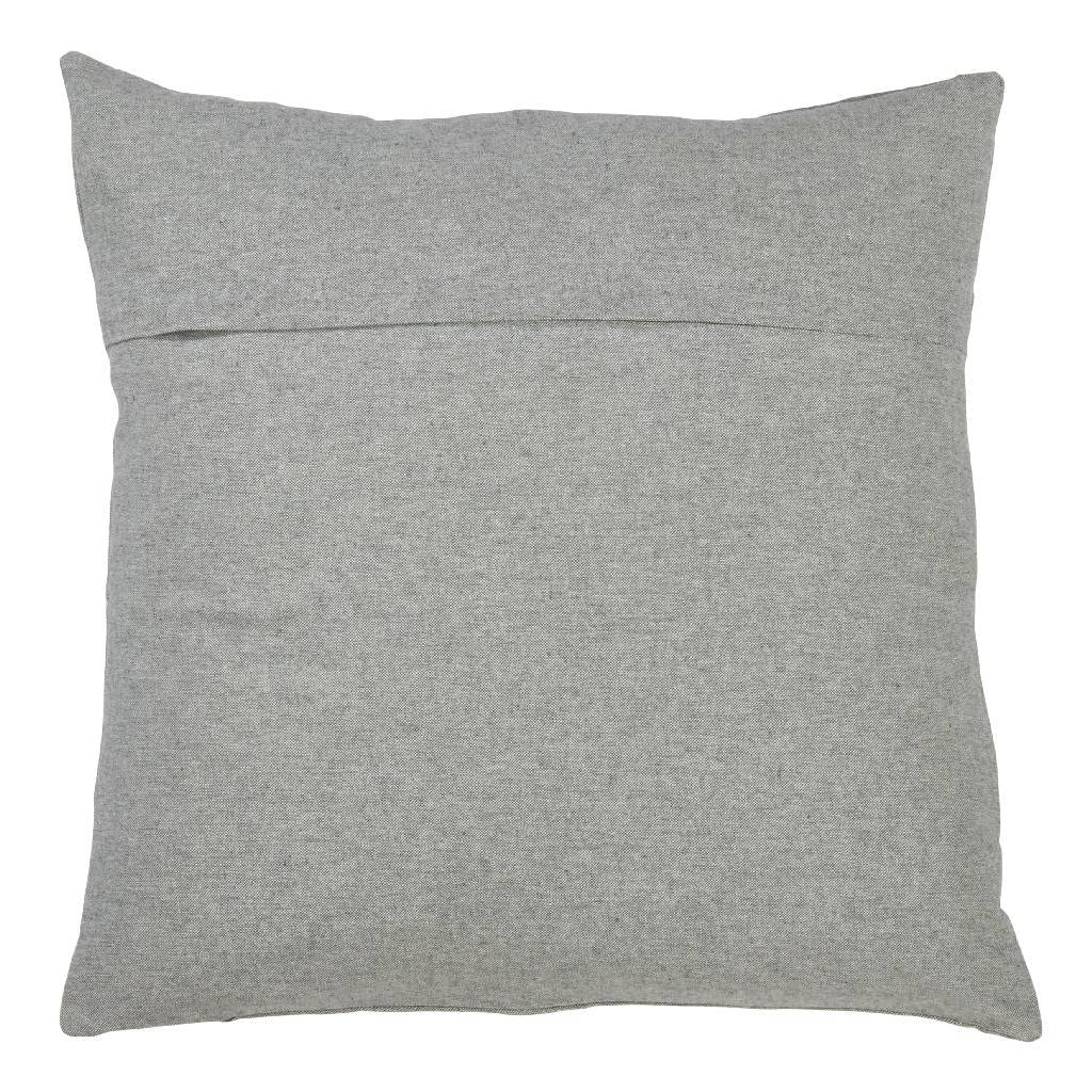 Pintuck Diamond Design Cotton Down Filled Decorative Throw Pillow 18" W x 18"