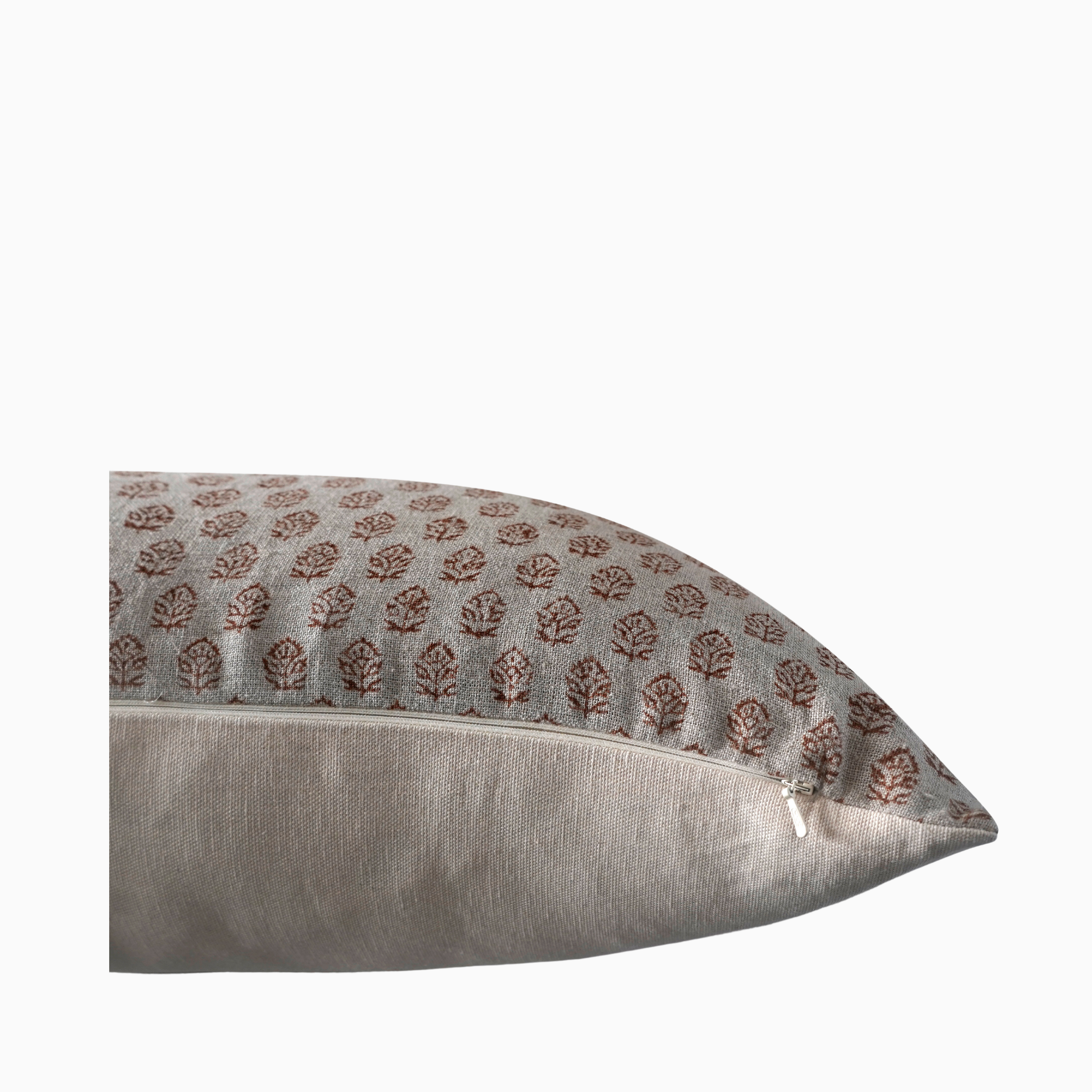 AYO Hand Block Linen Pillow cover