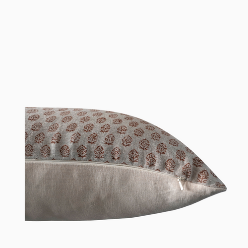 AYO Hand Block Linen Pillow cover