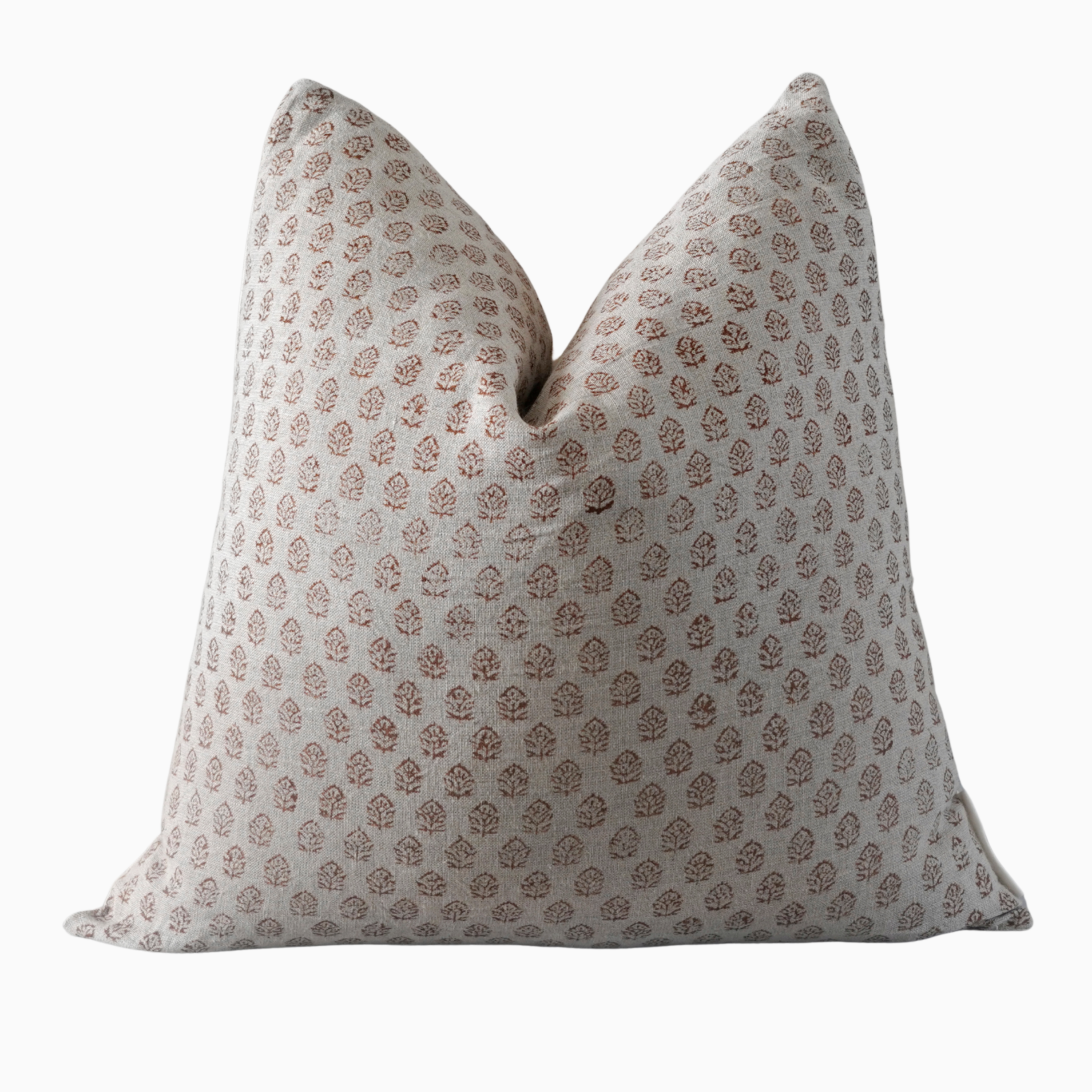 AYO Hand Block Linen Pillow cover