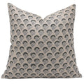 Block Print Thick Linen 16x16 Pillow Cover