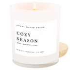 Cozy Season Soy Candle - White Jar - 11 oz