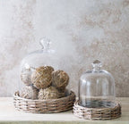 Willow Base Glass Cloche