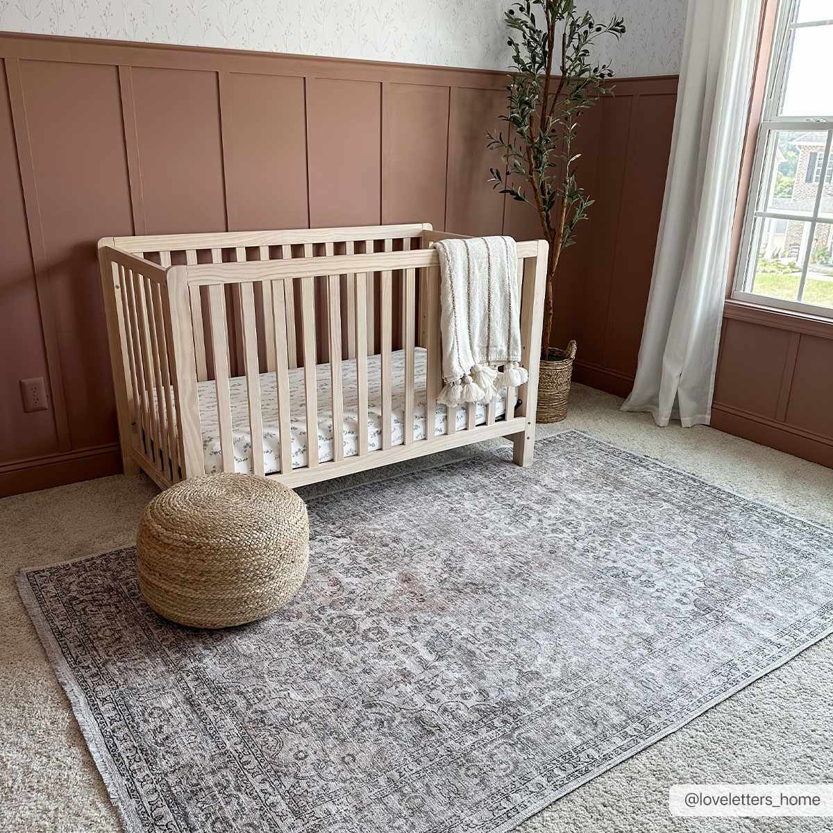 Cream Holi Washable Area Rug