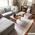Cream Holi Washable Area Rug