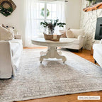 Cream Holi Washable Area Rug