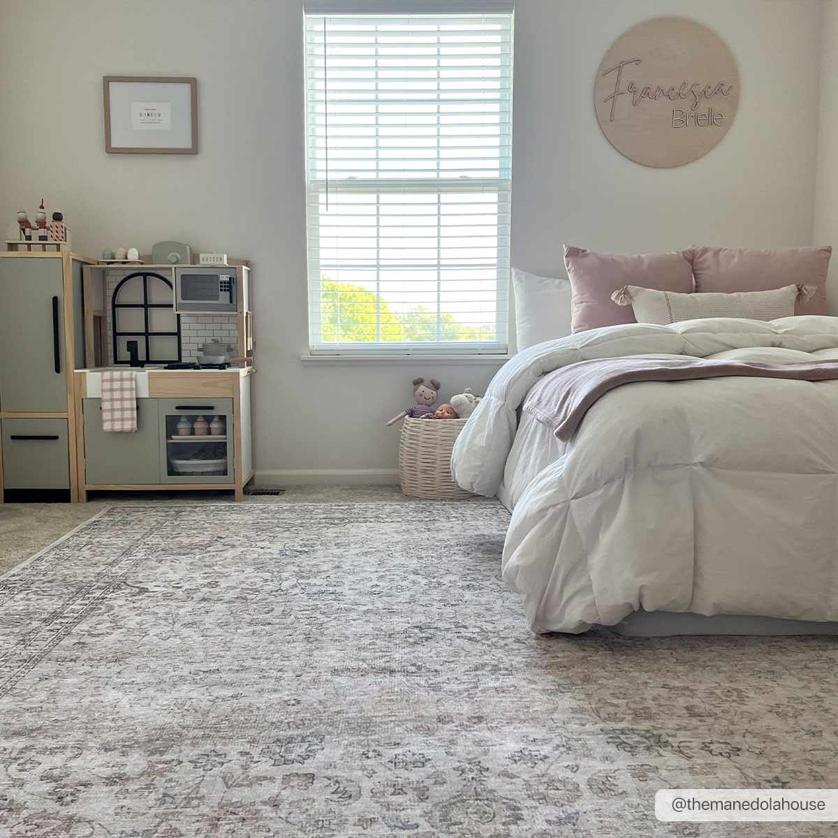 Cream Holi Washable Area Rug