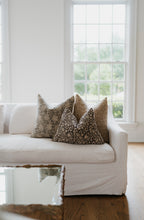 Bunmi Hand Block Linen Lumbar Pillow Cover