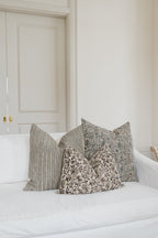 Ibiola Hand Block Linen Pillow Cover