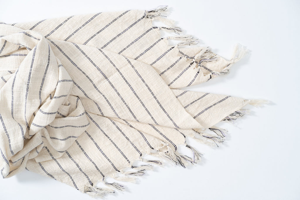 Firuze Cotton Linen Towel/Throw