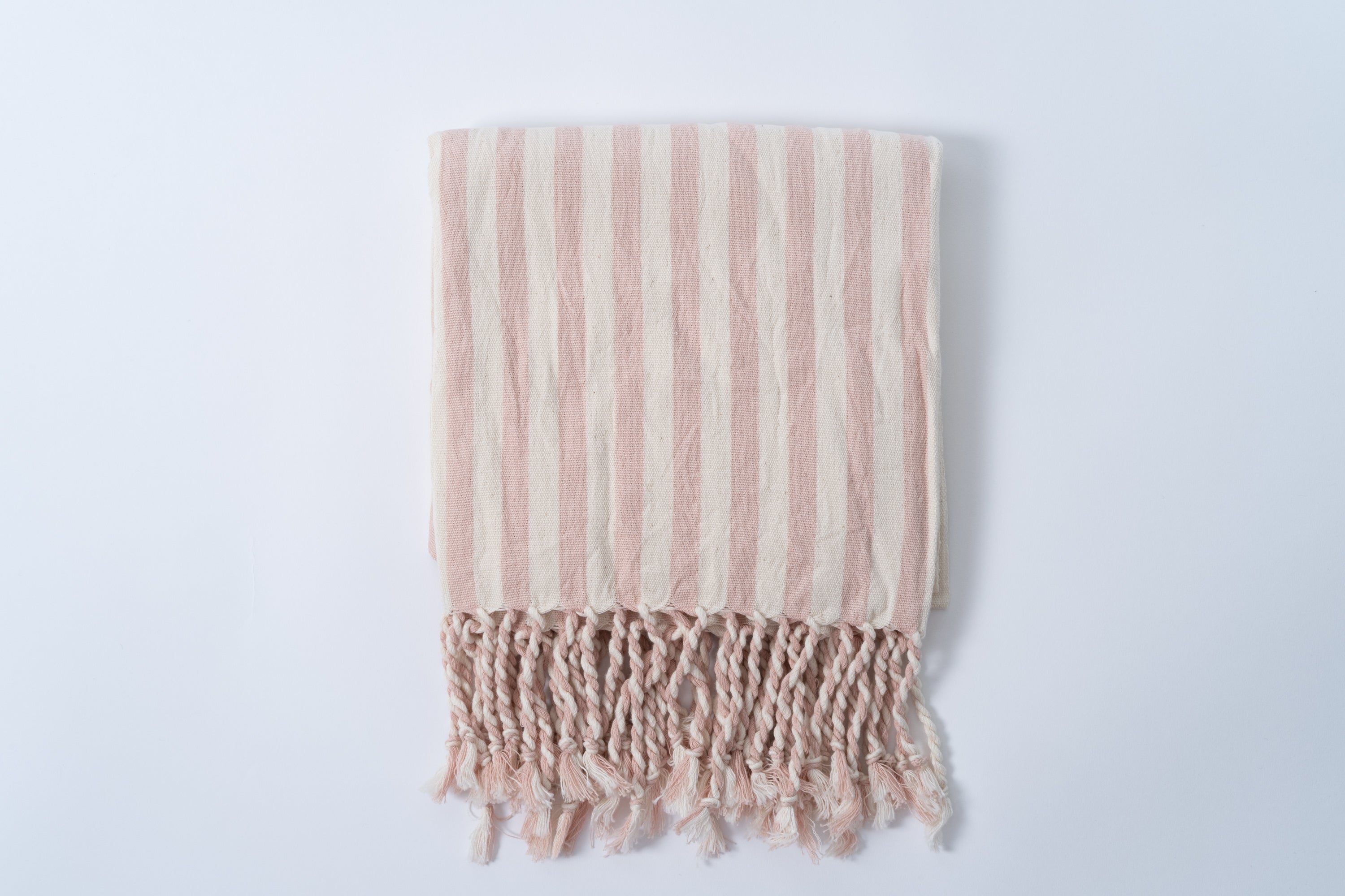 Salmon Cotton Linen Towel/Throw