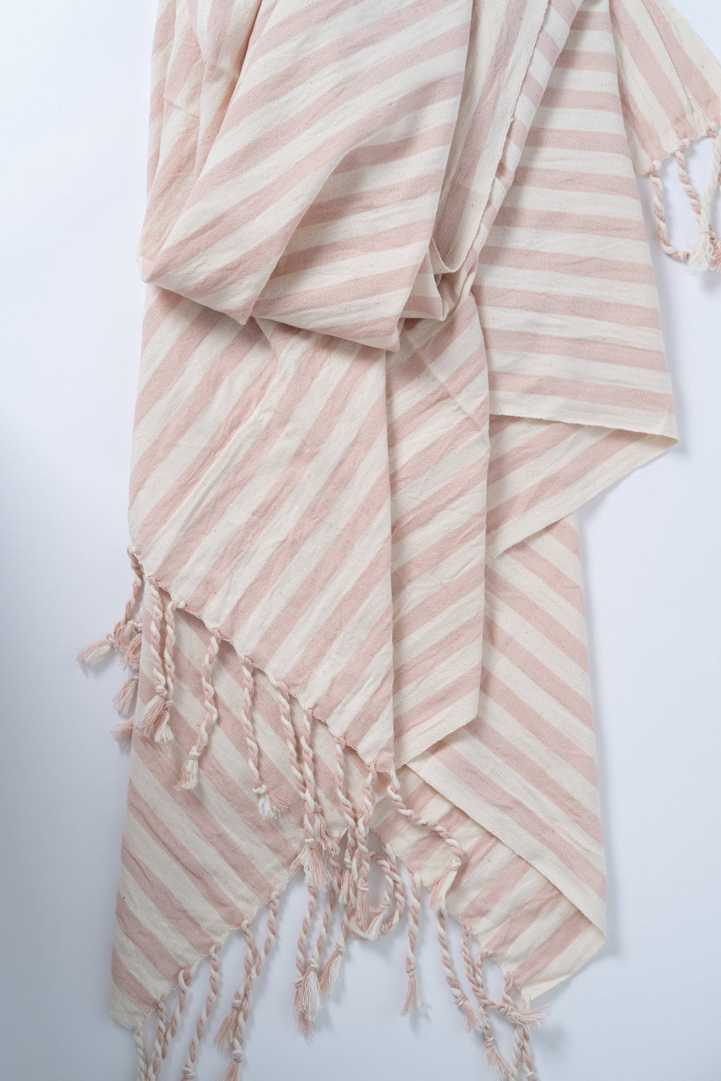Salmon Cotton Linen Towel/Throw