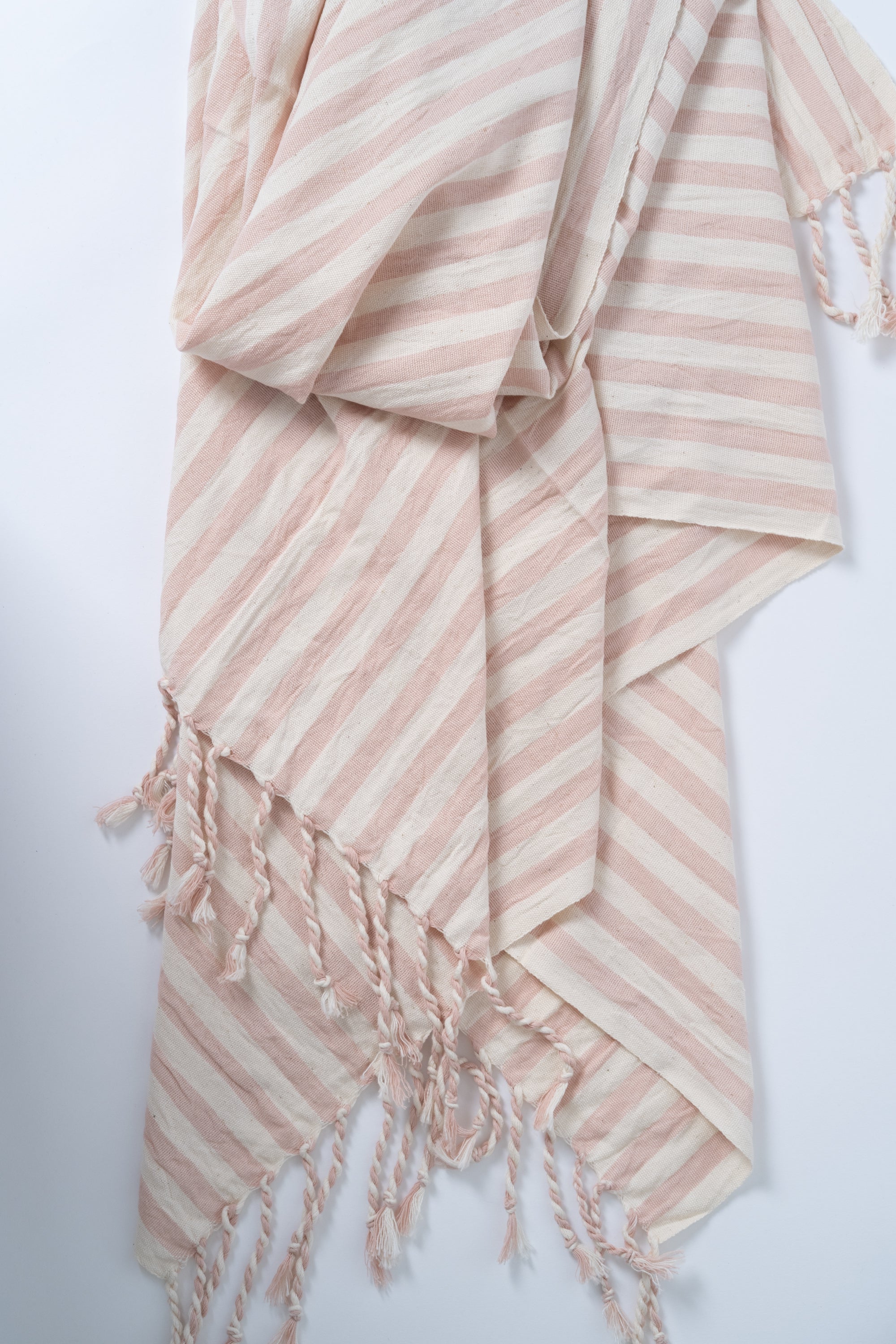 Salmon Cotton Linen Towel/Throw