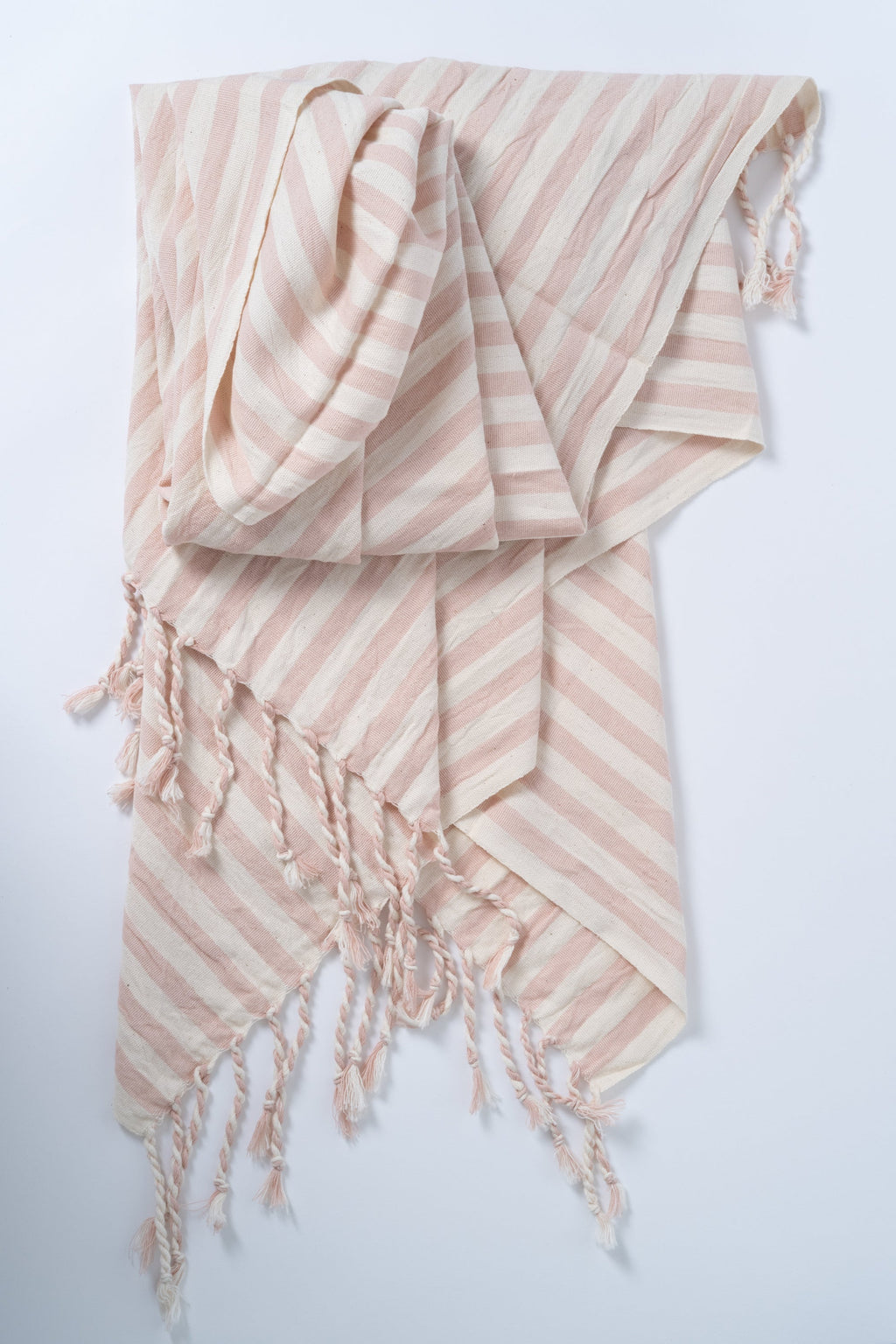 Salmon Cotton Linen Towel/Throw