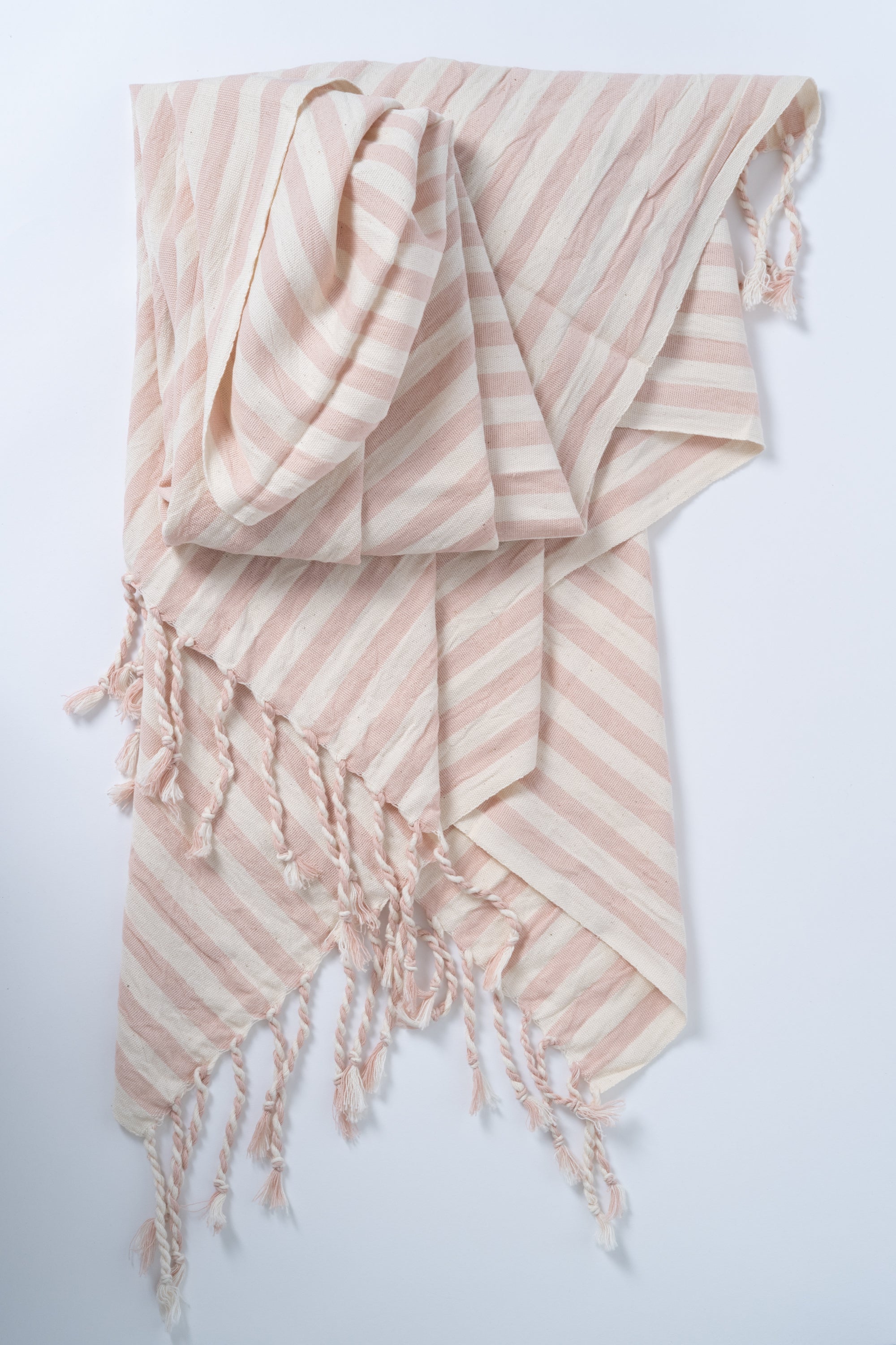 Salmon Cotton Linen Towel/Throw