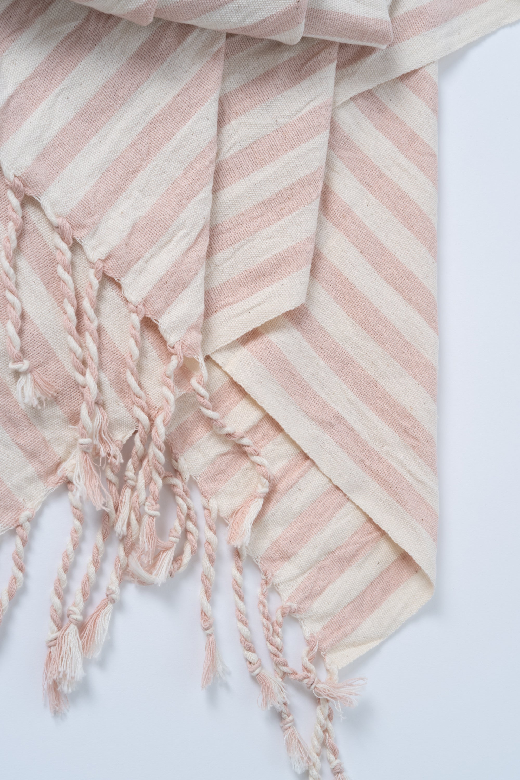 Salmon Cotton Linen Towel/Throw